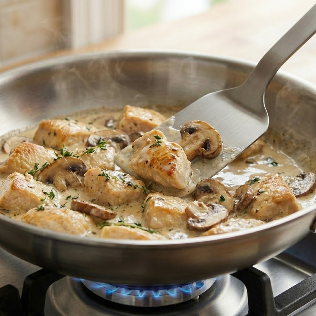 Titanium Hammered High Pan